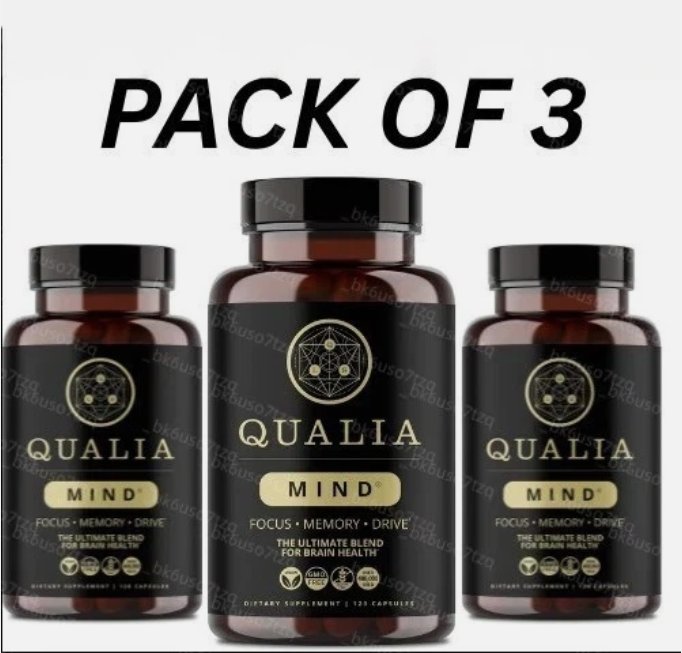 (3 Pack) Qualia Mind Brain 2.0 Supplement Nootropics - 120 Capsules - New thumbnail 2